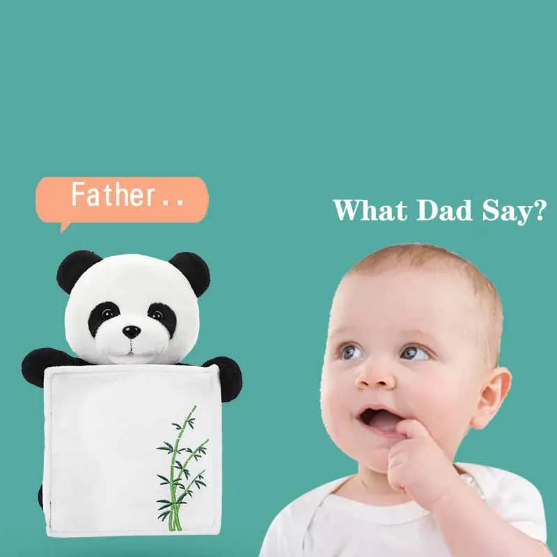 Cute Remote Control Hide and Seek Panda Learning Tongue Singing Intelligent Conversation Baby Interactive Puzzle Electric Toys