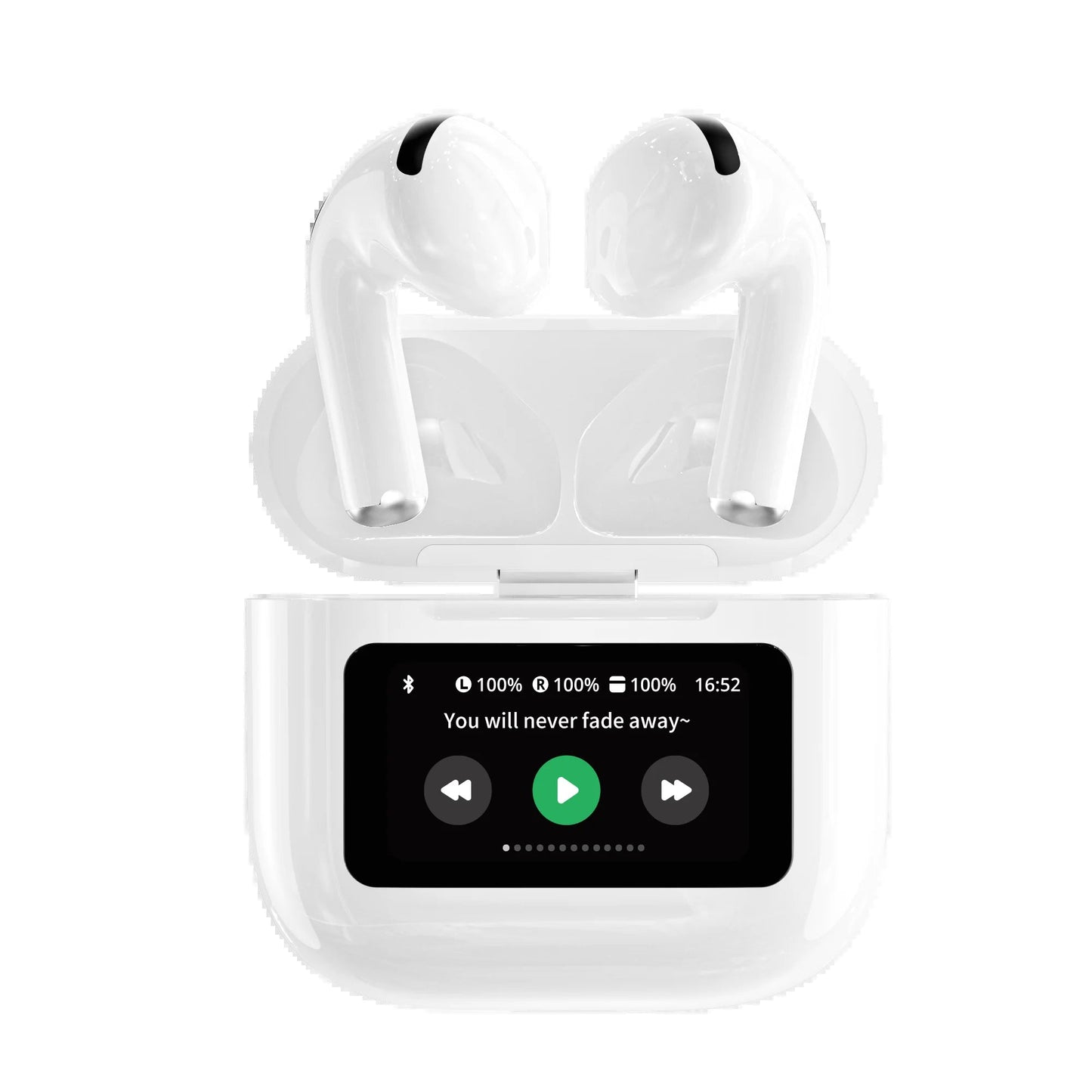 Pro Wireless Earbuds | LCD Screen | Touch Control | Noise Cancelling | Super Bass
