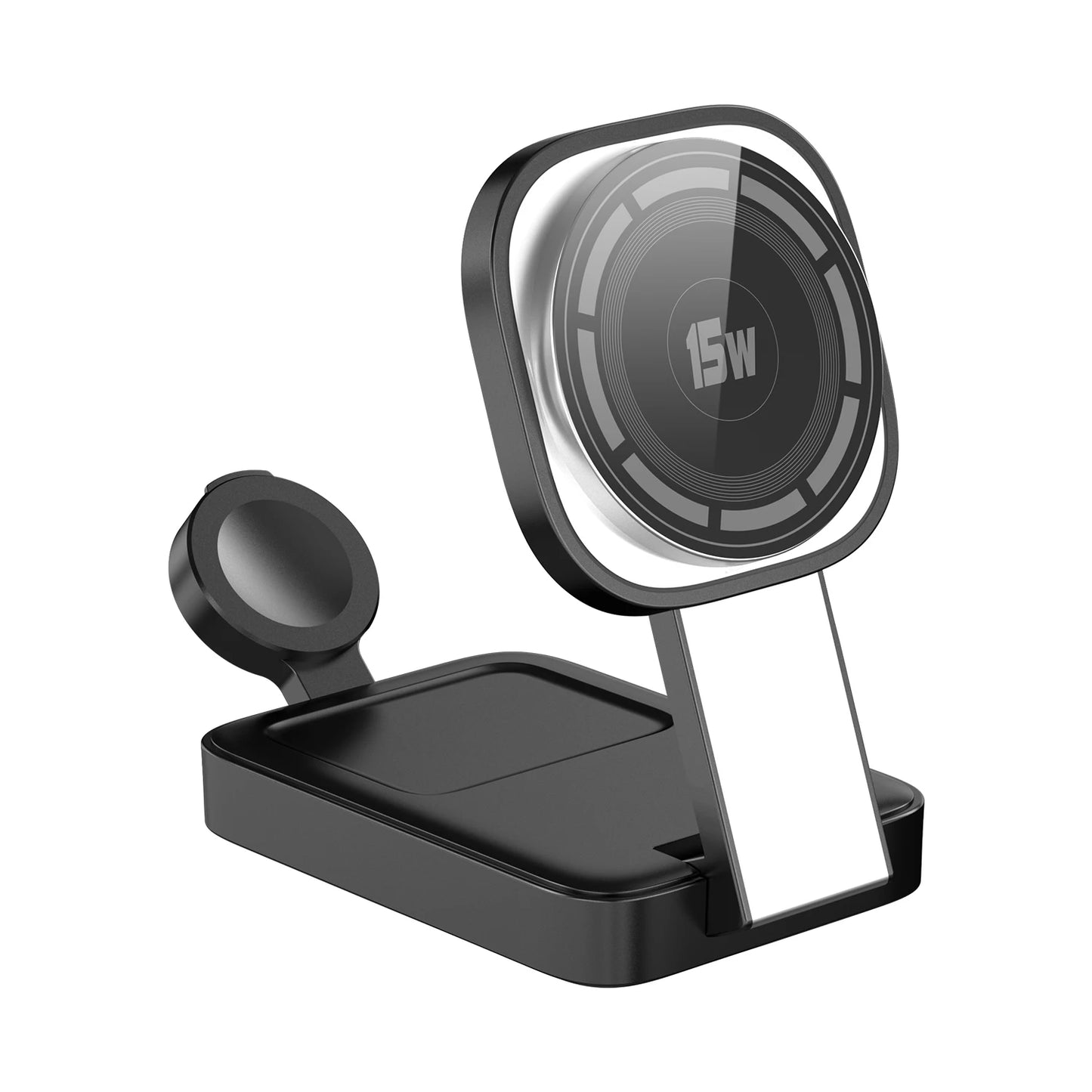 Foldable Magnetic Wireless Charging Station | 15W Fast Charge for iPhone 16 Pro, Samsung, Watch & AirPods