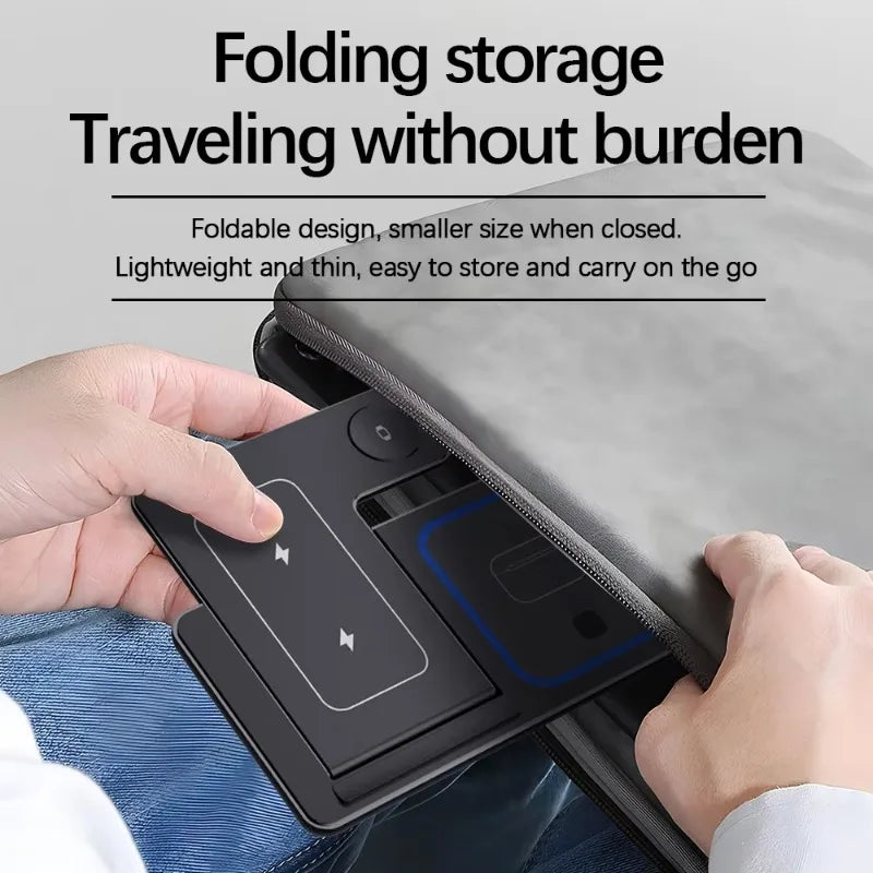 Foldable 3-in-1 Wireless Charging Station | iPhone, Watch, AirPods