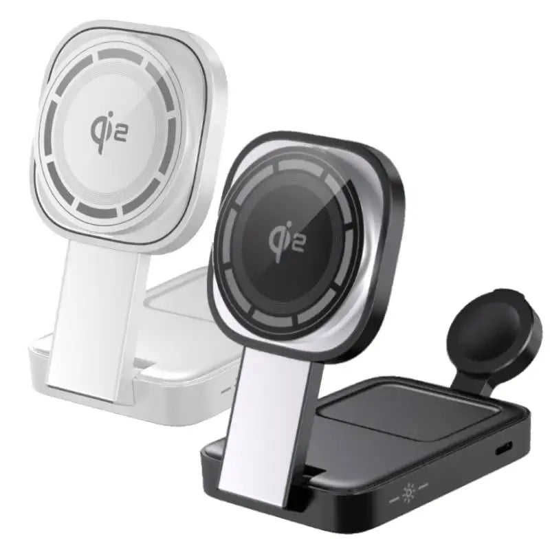 Foldable Magnetic Wireless Charging Station | 15W Fast Charge for iPhone 16 Pro, Samsung, Watch & AirPods
