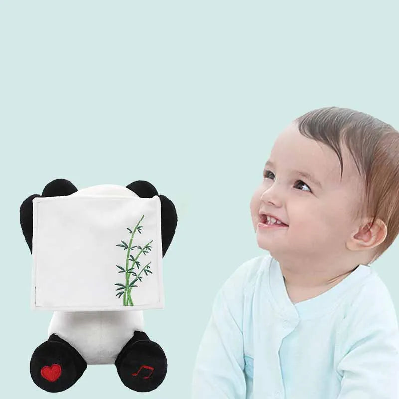 Cute Remote Control Hide and Seek Panda Learning Tongue Singing Intelligent Conversation Baby Interactive Puzzle Electric Toys