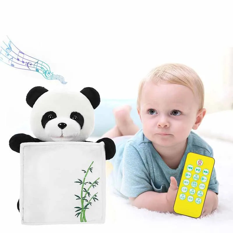 Cute Remote Control Hide and Seek Panda Learning Tongue Singing Intelligent Conversation Baby Interactive Puzzle Electric Toys