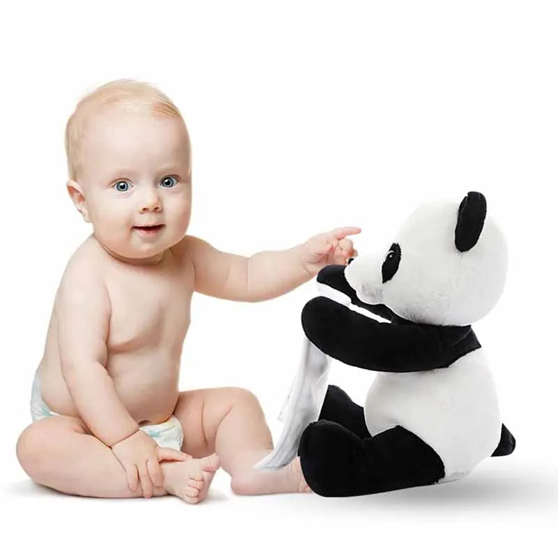 Cute Remote Control Hide and Seek Panda Learning Tongue Singing Intelligent Conversation Baby Interactive Puzzle Electric Toys