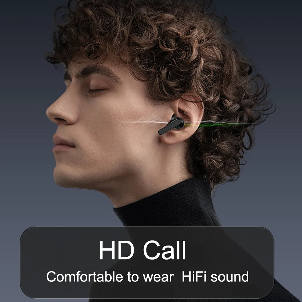 Smart Large LCD Touch Screen Earbuds | HD Call with APP