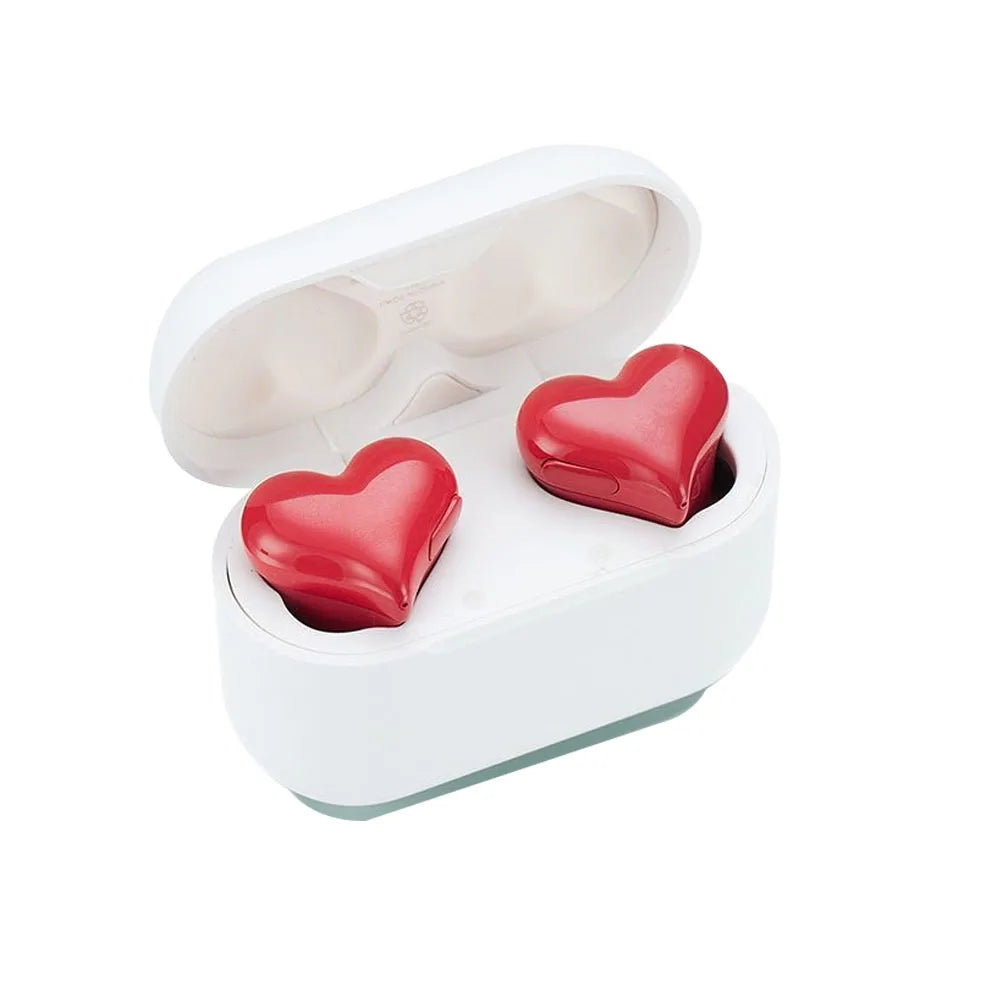 Heart-Shaped Wireless Earbuds | Bluetooth 5.0 | High-Quality Sound | Gift for Her