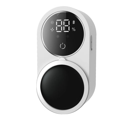 Toothbrush Cleaner & Toothbrush Holder, Cleaning and Air Drying, LED Smart Screen, Rechargeable Wall Mount Toothbrush Holder Fo