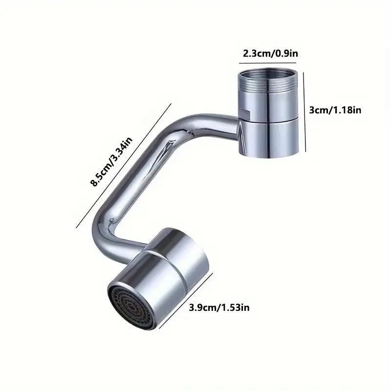 1080° Swivel Faucet Extender - Universal Dual-Mode Faucet Aerator for Sink, Bathroom, Kitchen