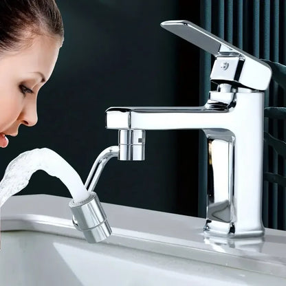 1080° Swivel Faucet Extender - Universal Dual-Mode Faucet Aerator for Sink, Bathroom, Kitchen