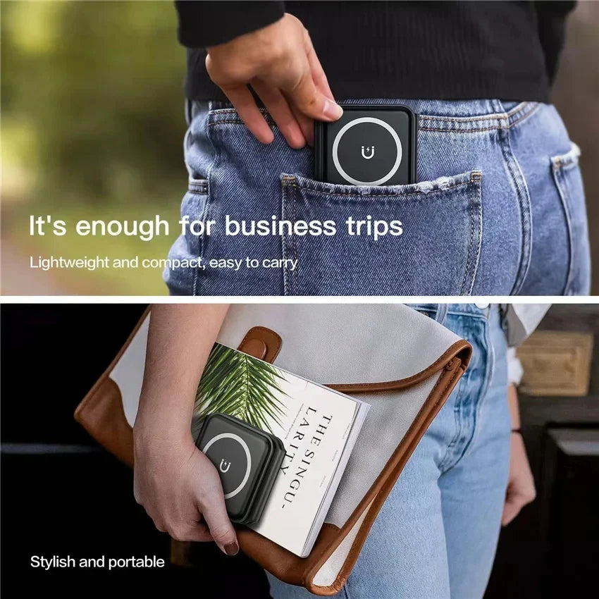 Foldable Fast Wireless Charging Station for iPhone, Apple Watch & AirPods